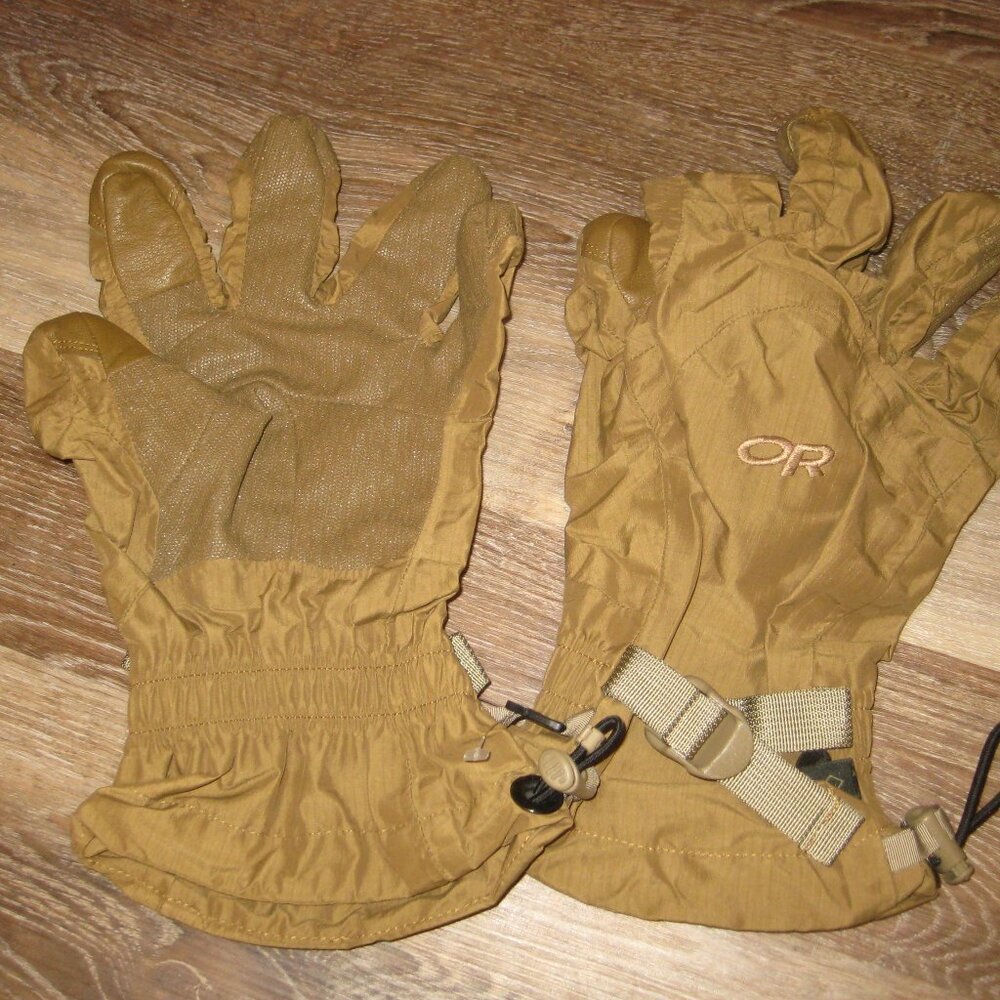 Outdoor Research Modular Glove System Shell Gloves Gore-tex Coyote Brown Large